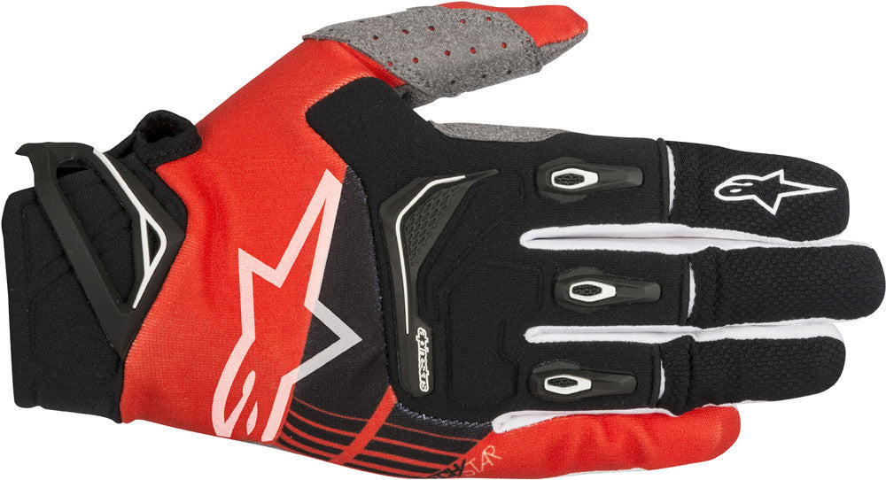 Alpinestars Techstar Gloves Black/Red Sm 3561018-13-S