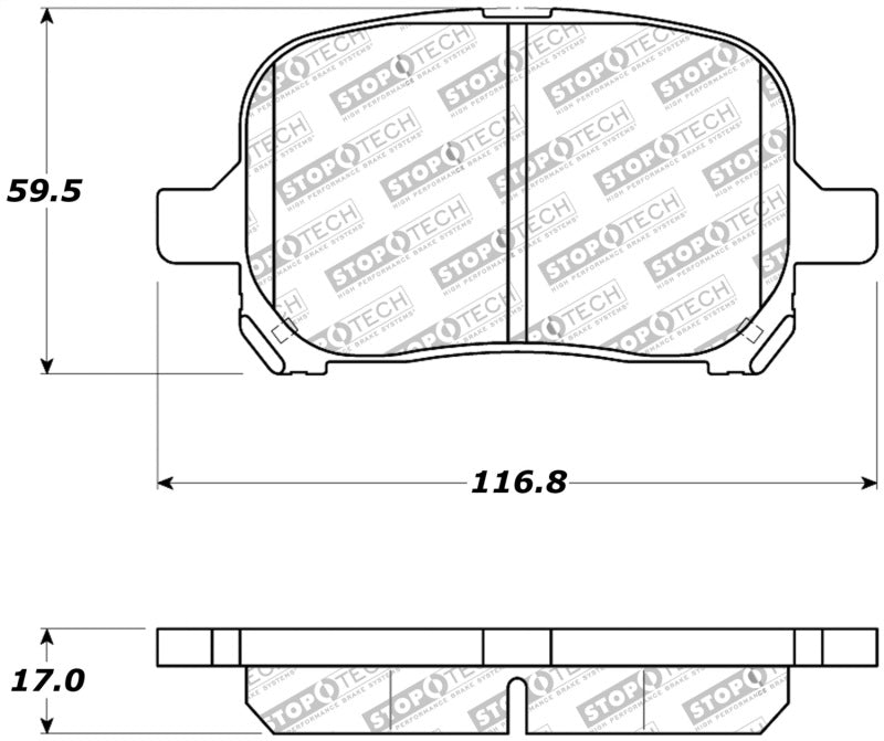 StopTech Street Touring Brake Pads 308.0707