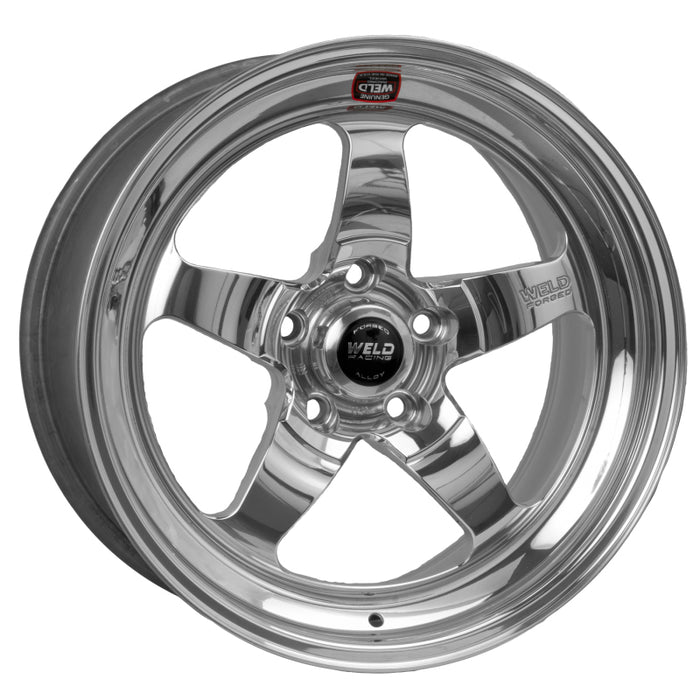 Weld S71 17x4.5 / 5x4.5 BP / 1.7in. BS Polished Wheel (Low Pad) Non-Beadlock 71LP7045A17A