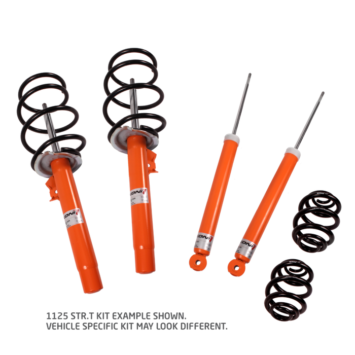 Koni 1125 Str.T/Eibach Kit- 4 Str.T (Orange) Dampers, 4 Eibach Lo 1125 1116