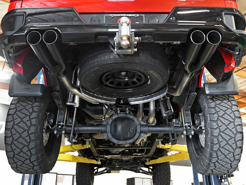 aFe Vulcan Series 3in 304 SS Exhaust Cat-Back w/ Black Tips 2019 GM Silverado/Sierra 1500 V8-5.3L 49-34105-B