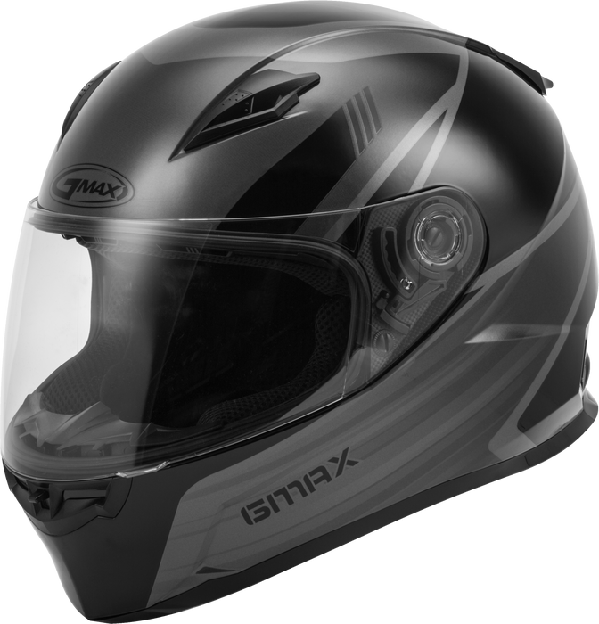 Gmax Ff-49 Full-Face Deflect Helmet Black/Grey Xl G1494247