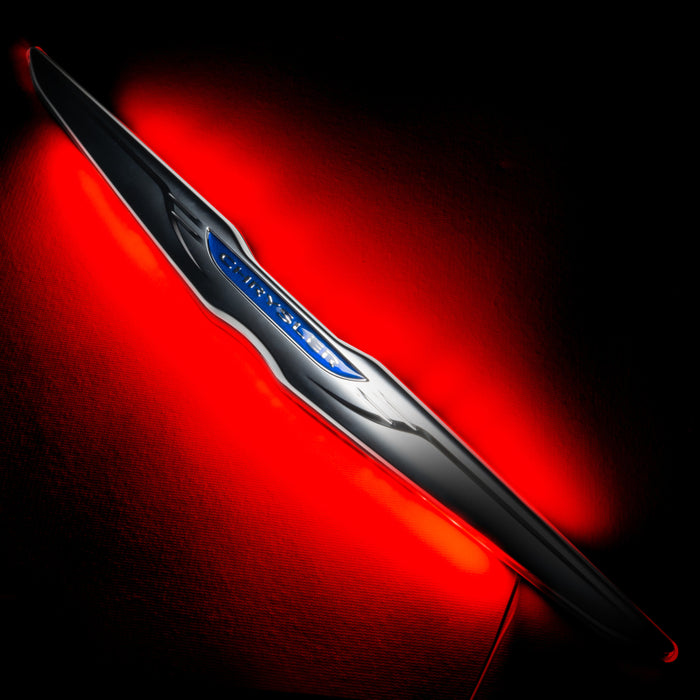 Oracle Chrysler Illuminated LED Sleek Wing Dual Intensity Red SEE WARRANTY 3020-003