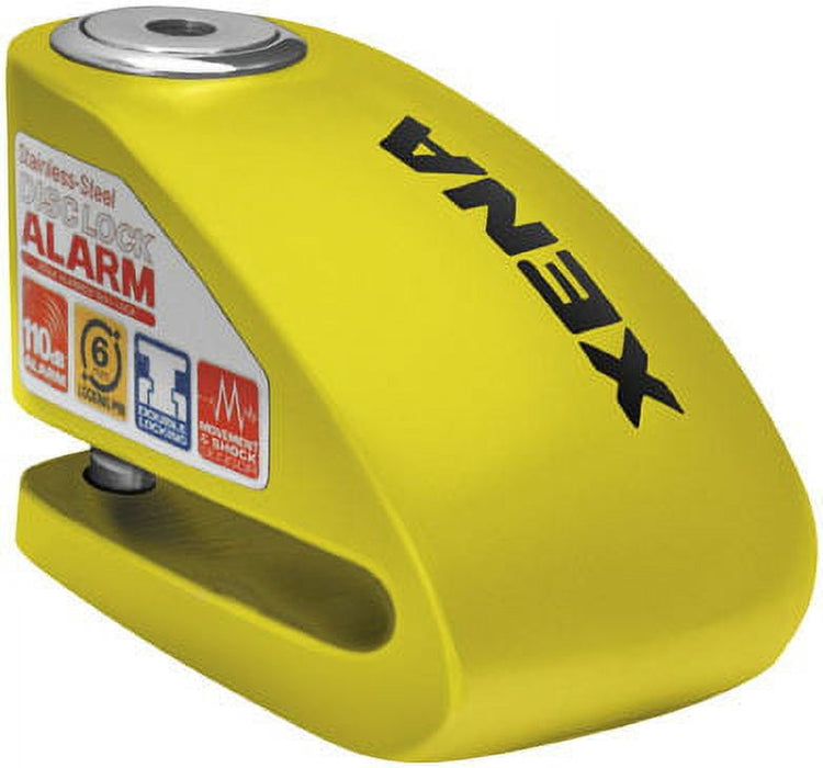 Xena  XX-6Y; Xx6 Alarm Disc Lock 3.3-inch X 2.3-inch (Yellow)
