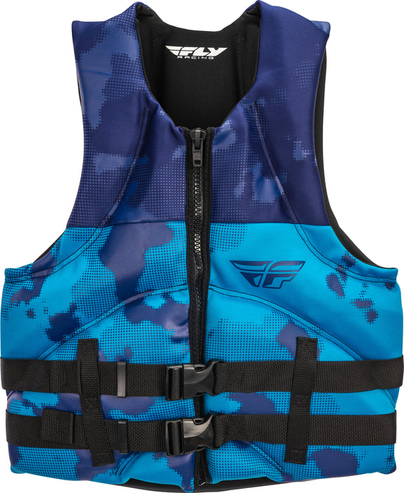 Fly Racing Neoprene Life Vest (Blue/Navy, X-Small)