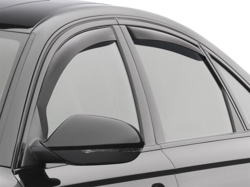 WeatherTech 2012+ Audi A6 / S6 Front and Rear Side Window Deflectors Dark Smoke 82703