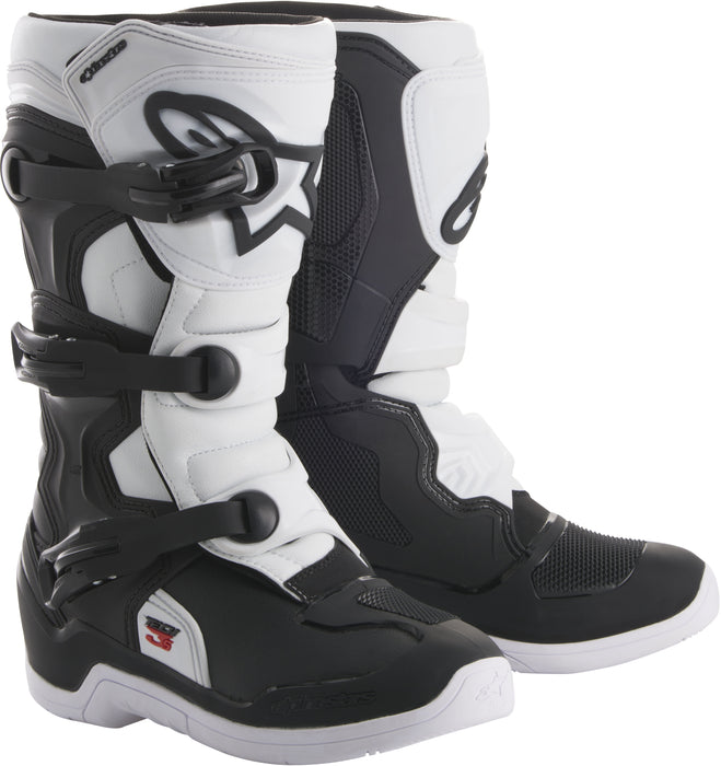 Alpinestars 2014018-12-2 Tech 3S Boots Black/White Sz 02