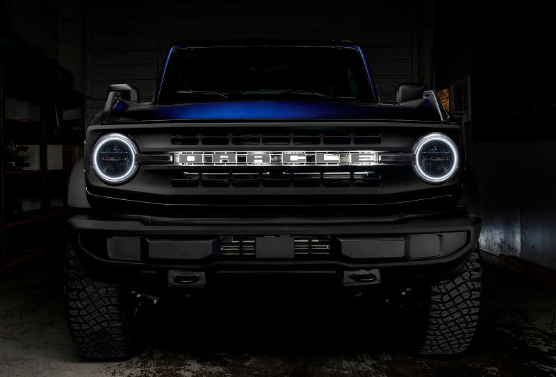 Oracle 2021 Ford Bronco Base Headlight LED Halo Kit ColorSHIFT w/ BC1 Controller SEE WARRANTY 1470-335