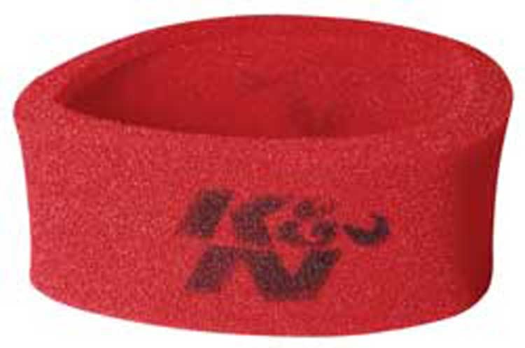 K&N Universal Airforce PreCleaner Air Filter Foam Wrap Round Straight Red 25-3750
