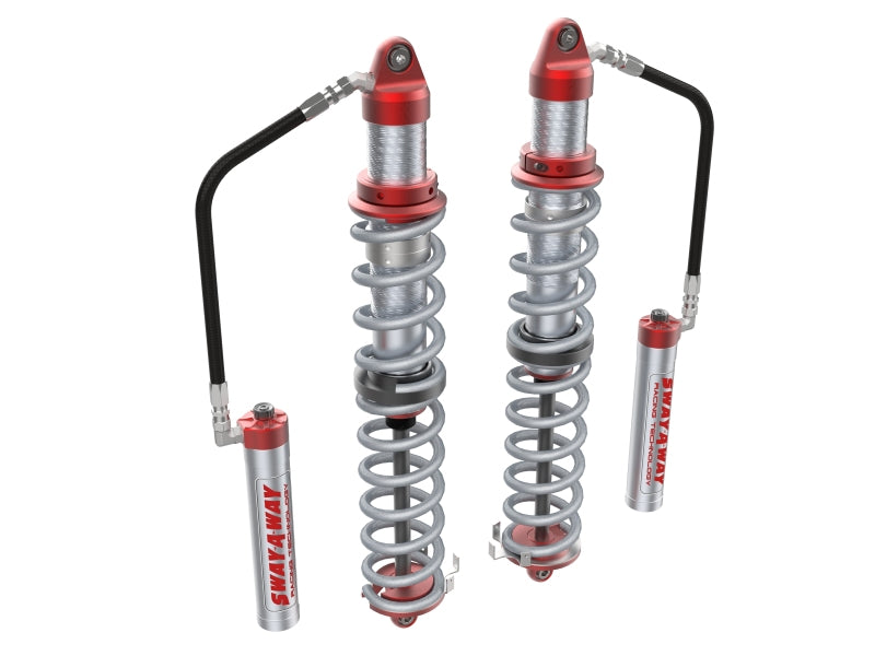 aFe 14-19 Polaris RZR 925/1000cc Sway-A-Way 3.0 Rear Coilover Kit w/ Remote Reservoirs and Comp Adj 852-0058-01-CA