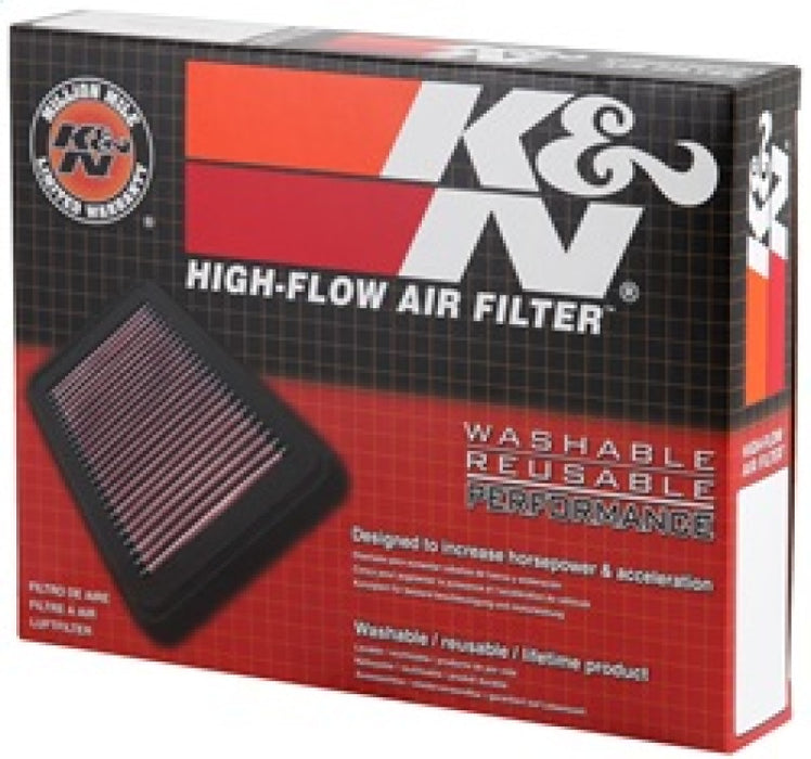 K&N Engine Air Filter: Reusable, Clean Every 75,000 Miles, Washable, Premium, Replacement Car Air Filter: Compatible With 2016-2018 Nissan (Micra), 33-3082