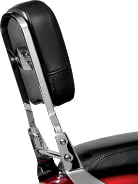 National Cycle - 97-24 Hon/ 16-24 Indian/ 05-23 Kaw/ 01-24 Suz/98-15 Yam Paladin Backrest w/Pad (P9800A)