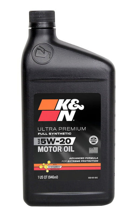 K&N 5W-20, Ultra Premium Full Synthetic Motor Oil, 1 Quart