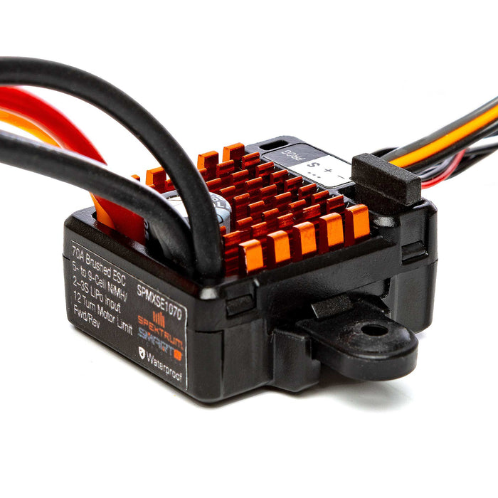 Spektrum SMART FIRMA 70A Brushed Smart WP ESC SPMXSE1070 Car Speed Controls & Accessories