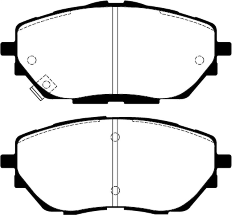 EBC 2017+ Toyota C-HR 2.0L Greenstuff Front Brake Pads DP22368