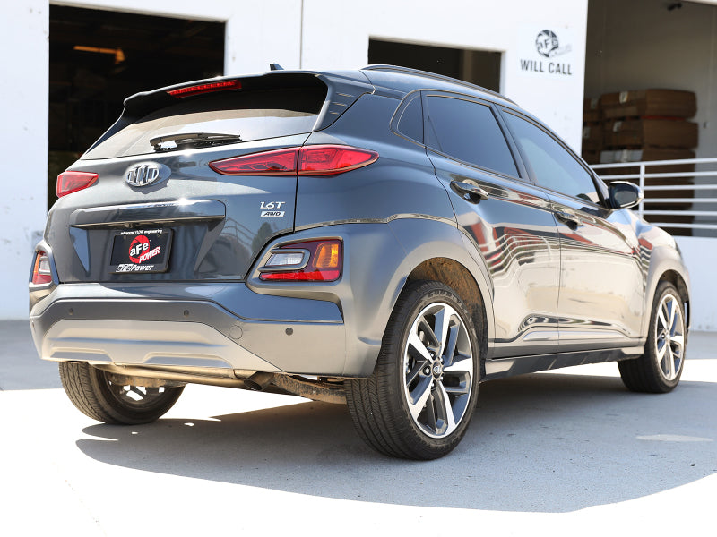 aFe Takeda 2-1/2in 304 SS Axle-Back Exhaust (No Muffler) 18-21 Hyundai Kona L4 1.6L (t) 49-37017NM