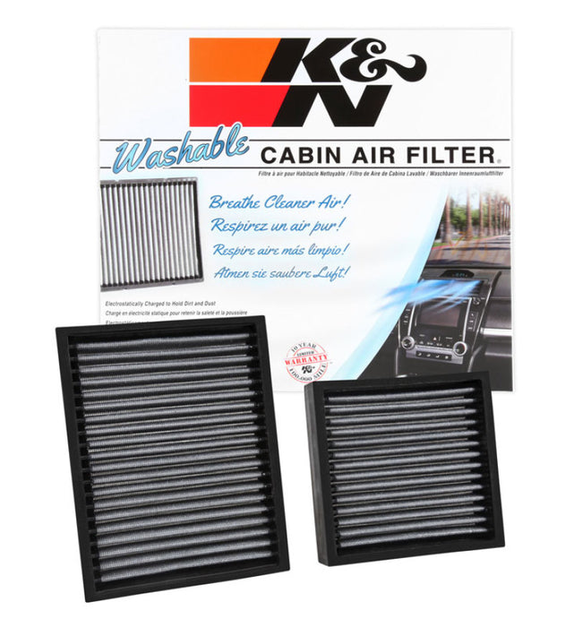 K&N Cabin Air Filter: Premium, Washable, Clean Airflow To Your Cabin Air Filter Replacement: Designed For Select 2006-2018 Citroen/Peugeot (C3, C4 Cactus, Ds3, 2008, 208, 207 Compact, 207 Rc), Vf3016 VF3016