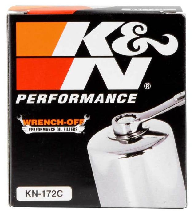 K&N Motorcycle Oil Filter: High Performance, Premium, Designed To Be Used With