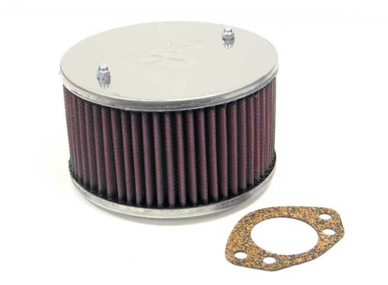K&N Universal Custom Air Filter Round 1.625in Flange / 1.625in ID / 2.75in Overall Height 56-9098