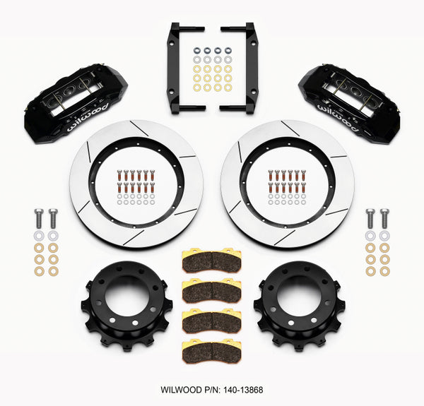 Wilwood TX6R Rear Kit 15.50in Black 2005-2012 Ford F250/F350 4WD 140-13868