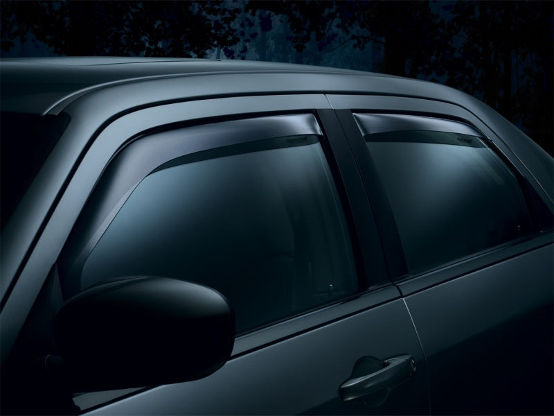 WeatherTech 07-13 Land Rover LR2 Front and Rear Side Window Deflectors Dark Smoke 82492