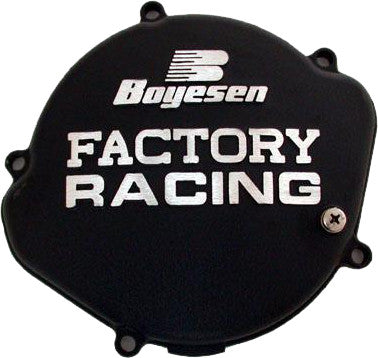 Boyesen Factory Racing Clutch Cover Black CC-01AB
