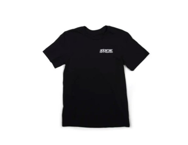 ZONE  Black premium cotton t-shirt - Green Logo