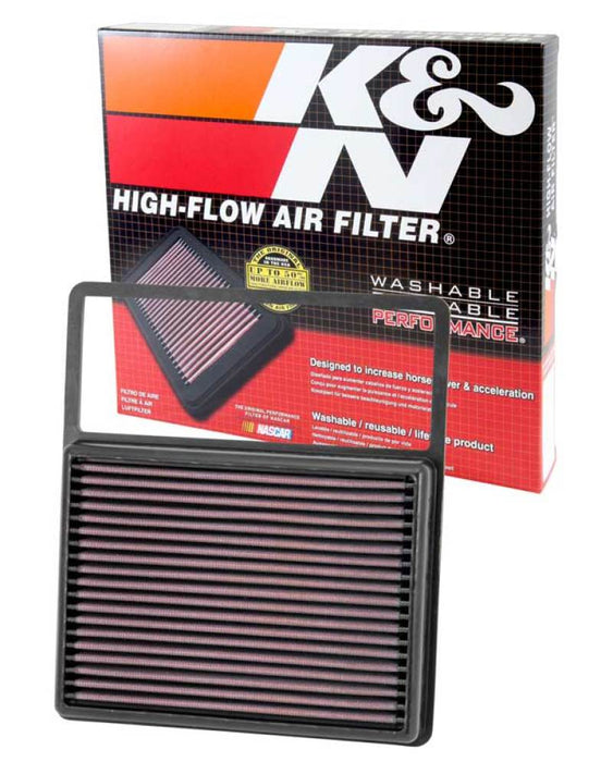K&N 33-5001 Air Panel Filter for FORD FUSION HYBRID L4-2.0L F/I 2013-2018