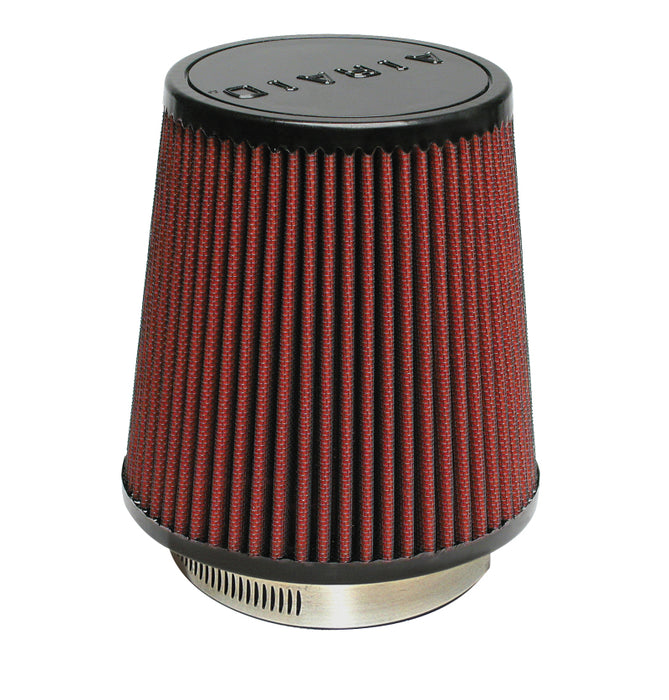 Airaid Universal Clamp-On Air Filter: Round Tapered; 3.5 In (89 Mm) Flange Id; 6 In (152 Mm) Height; 6 In (152 Mm) Base; 4.625 In (117 Mm) Top 700-452