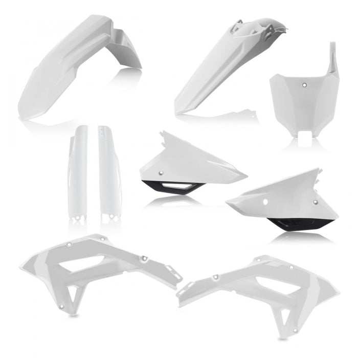 Acerbis Full Plastic Kits For Fits Honda White/Black () 2861801035