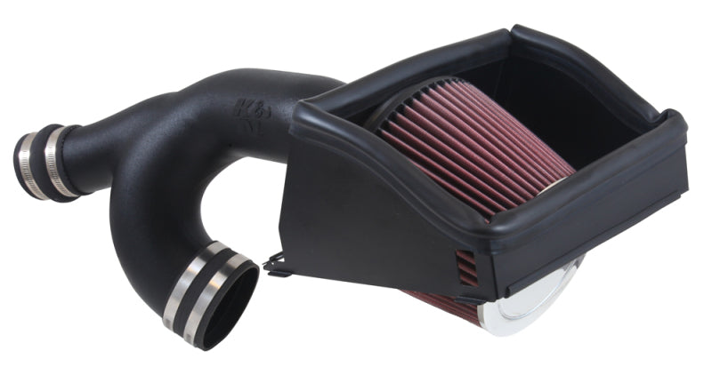 K&N 63-2592 Aircharger Intake Kit for FORD F150 ECOBOOST V6-3.5L F/I, 2015-16