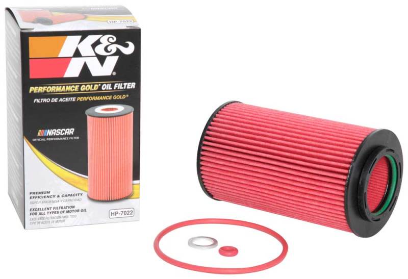 K&N Premium Oil Filter: Protects Your Engine: Compatible With Select 2006-2016 Hyundai/Kia (Genesis Coupe, Sedan, Azera, Santa Fe, Sonata, Entourage, Veracruz, Amanti, Sedona, Sorento), Hp-7022 HP-7022