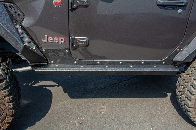 Dv8 Offroad Rock Sliders Srjl-2618+ Jeep Jl 2-Door Rock Slider With Rock Skin SRJL-26