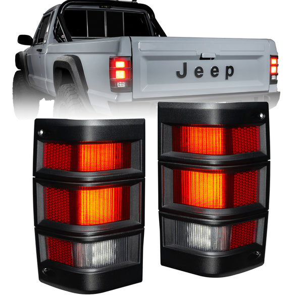 ORACLE Lighting compatible with Jeep Comanche MJ LED Tail Lights Standard Red Lens SEE WARRANTY 5909-003