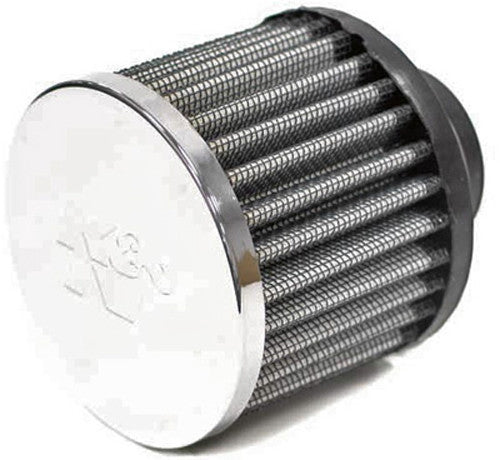K&N Vent Air Filter/ Breather: High Performance, Premium, Washable, Replacement Engine Filter: Flange Diameter: 1.25 In, Filter Height: 2.5 In, Flange Length: 0.875 In, Shape: Breather, 62-1390