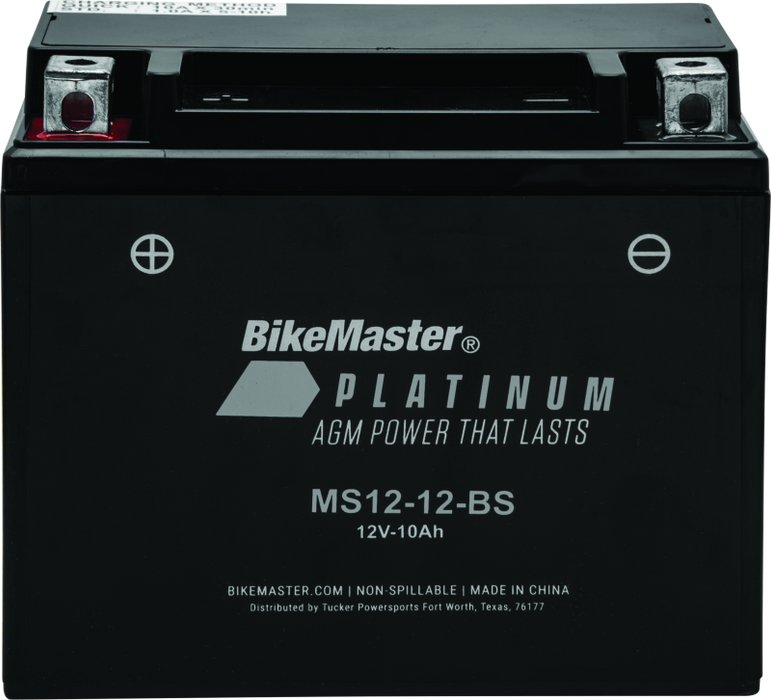 BikeMaster Platinum Batteries MS12-12-BS