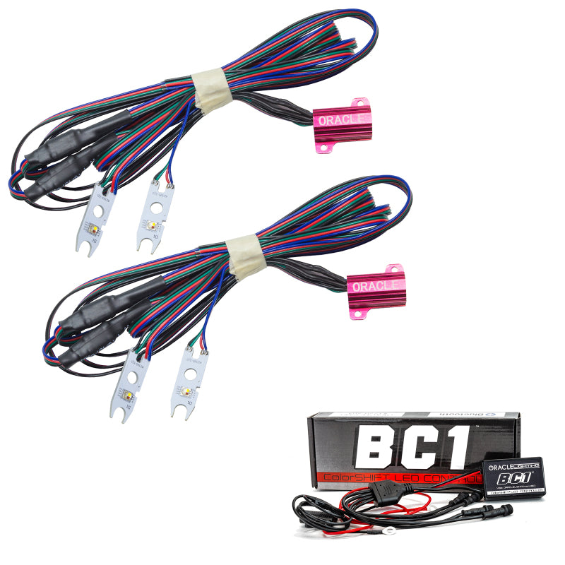 Oracle 15-17 Fits Ford F-150 Headlight DRL Upgrade Kit Colorshift W/ BC1 Controller See Warranty 2395-335