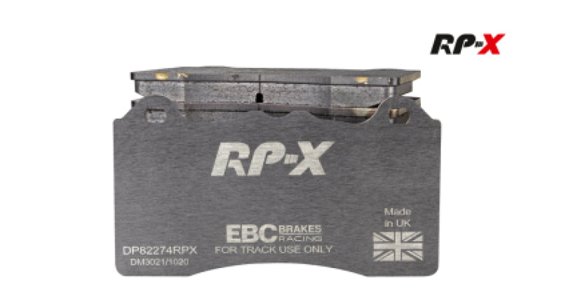 EBC Racing Porsche 991 GT3 Cup (PFC Brakes 28/26mm) RP-X Race Front Brake Pads DP8081RPX