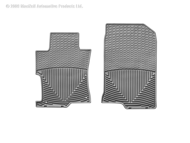 WeatherTech 08-12 Honda Accord Front Rubber Mats Grey W94GR