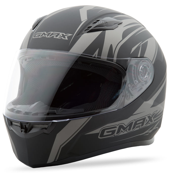 Gmax Ff-49 Full-Face Derk Helmet Matte Black/Silver Xs G7490393 F.TC-12