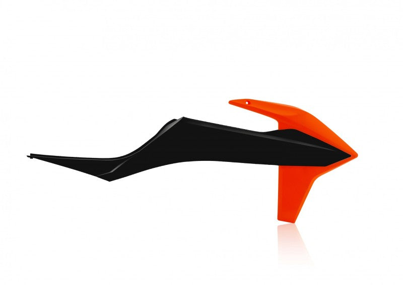 Acerbis Radiator Shroud Orange/Black Fits KTM 2726515229