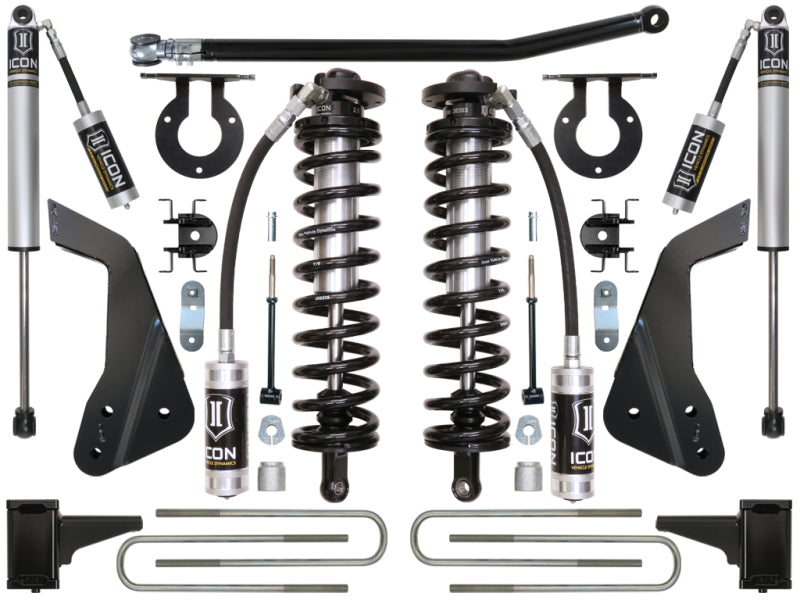 Icon 2005-2007 Ford F-250/F-350 4-5.5" Lift Stage 1 Coilover Conversion System K63111