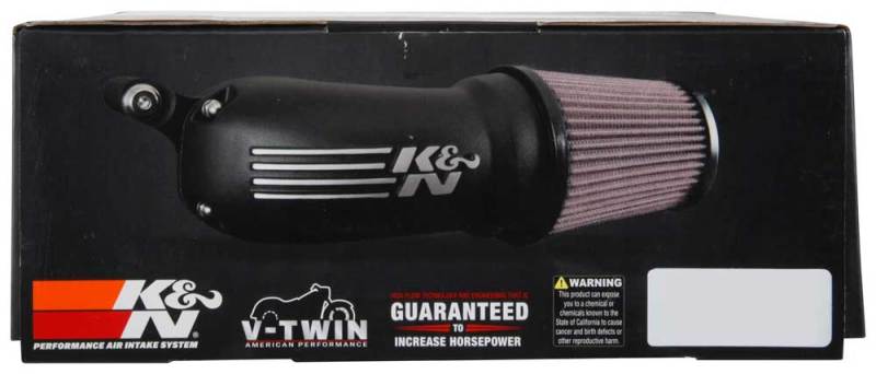 K&N 17-18 Harley Davidson Touring Models Performance Air Intake System Silver 57-1139S