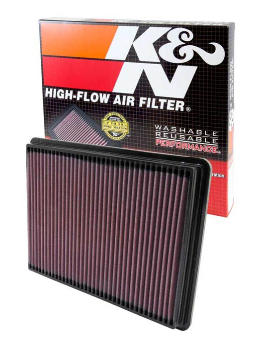 K&N 33-2141-1 Air Panel Filter for PONTIAC 99-08, CHEV 00-05, BUICK 99-05