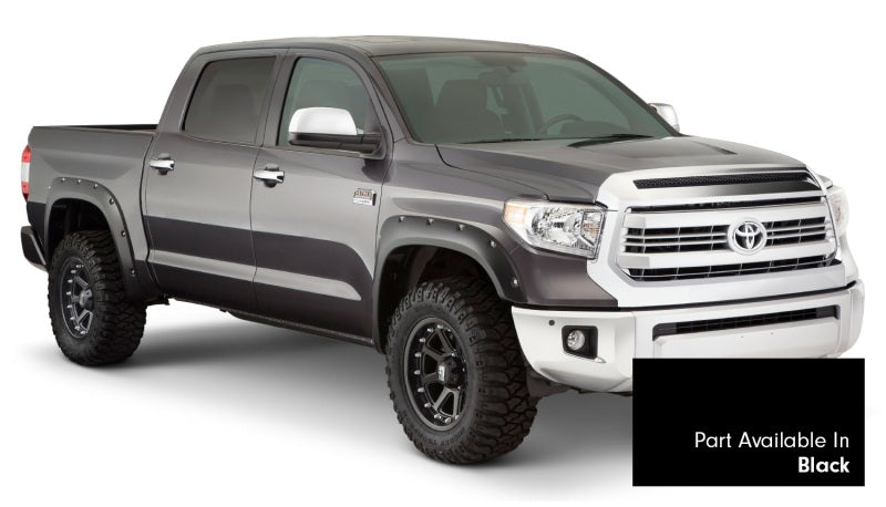 Bushwacker 16-17 Toyota Tundra Fleetside Pocket Style Flares 4pc 66.7/78.7/97.6in Bed Black 30918-33