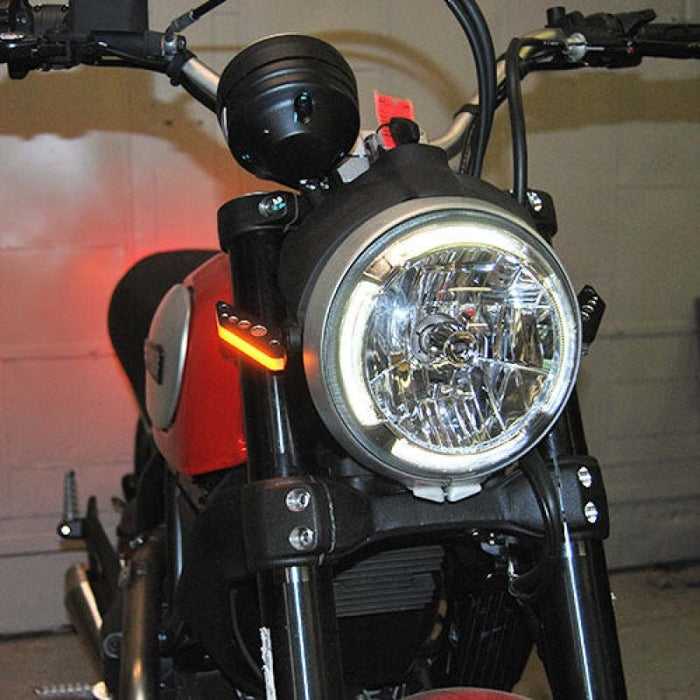 New Rage Cycles Led Replacement Turn Signals SCRAMBLER-FB