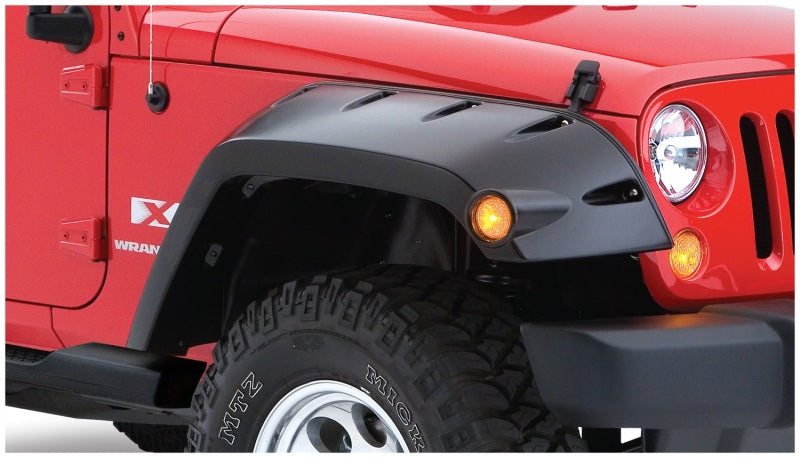 Bushwacker Pocket Style Fender Flares For 07-18 Jeep Wrangler Jk 10045-02