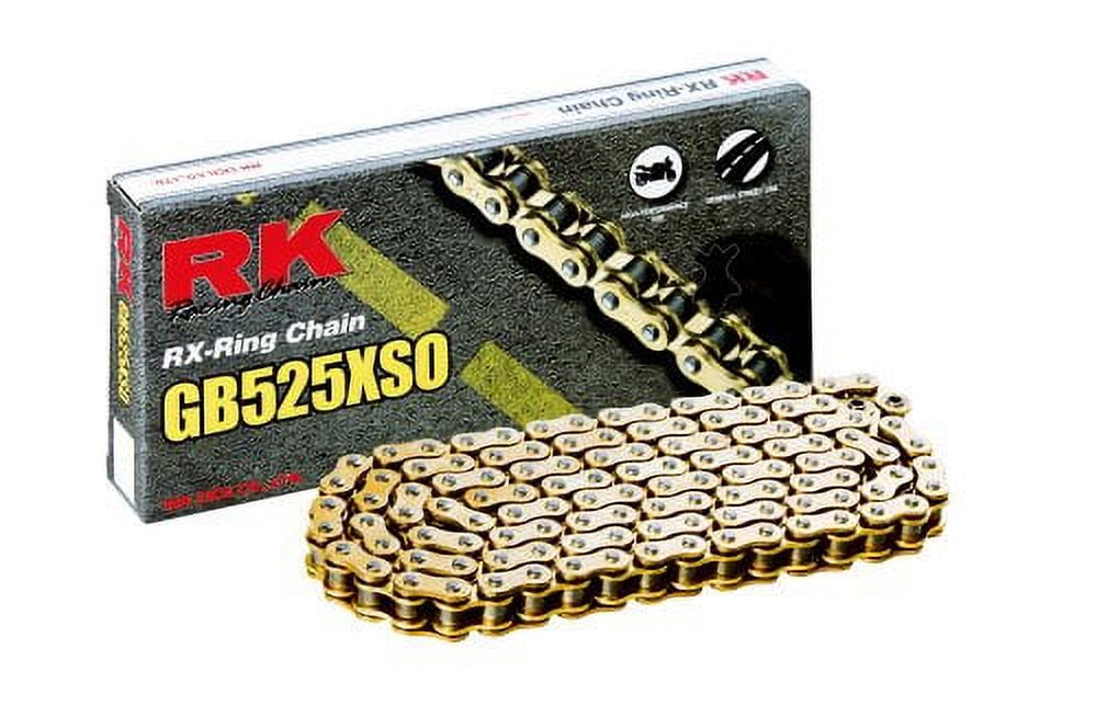 RK GB525XSO High Performance Street Sport RX-Ring Motorcycle Chain - 110 Link