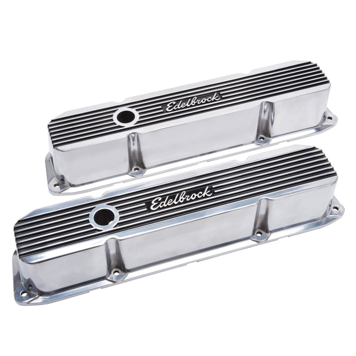 Edelbrock Valve Cover Elite II Chrysler 383-440 Big Block V8 Polished 4276