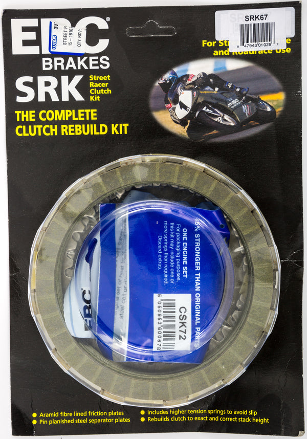EBC 99-01 Fits Suzuki Hayabusa: EBC Srk Complete Clutch Rebuild Kit